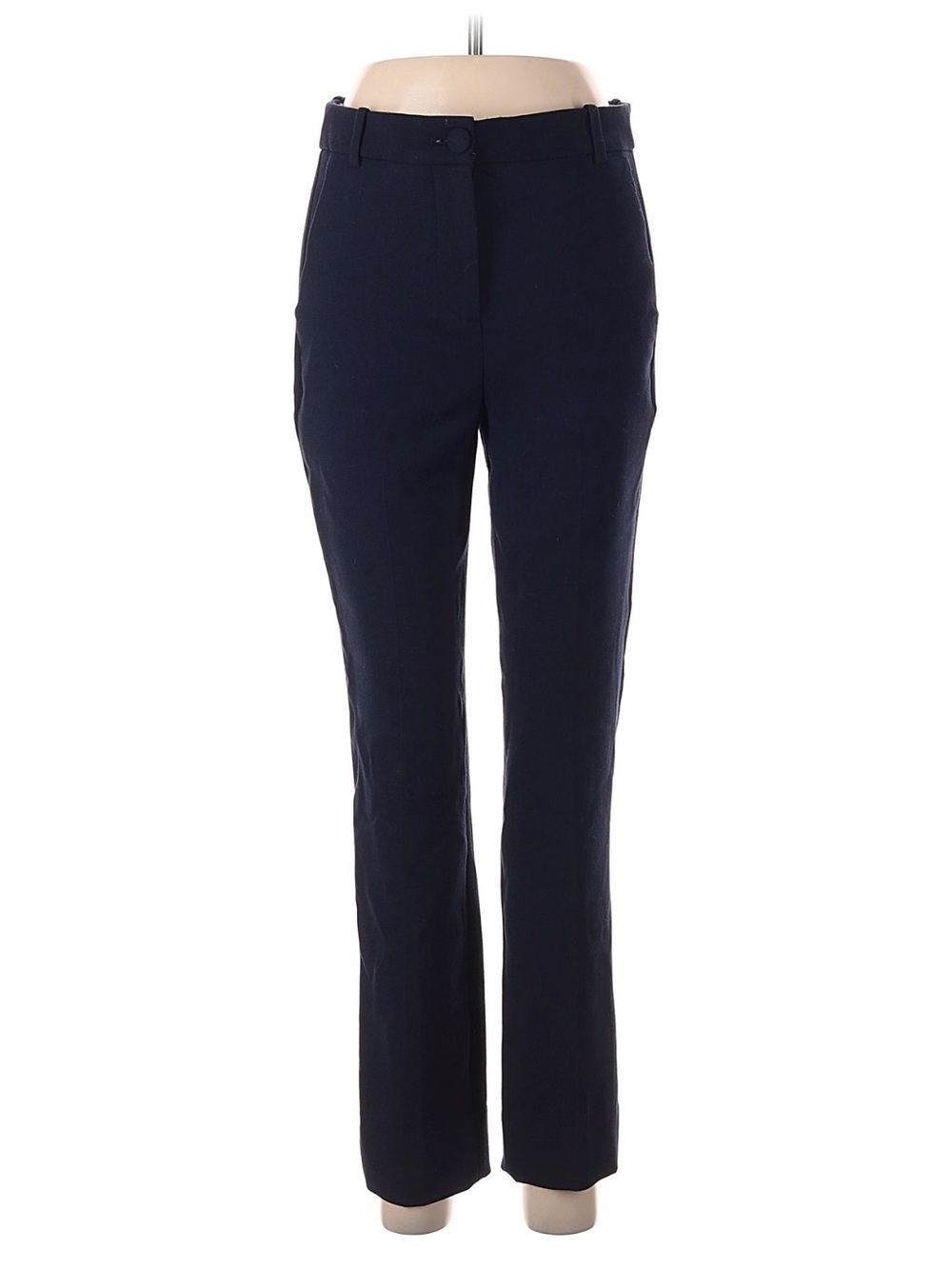 J. Crew 2 Navy Cropped Straight-Leg Pants